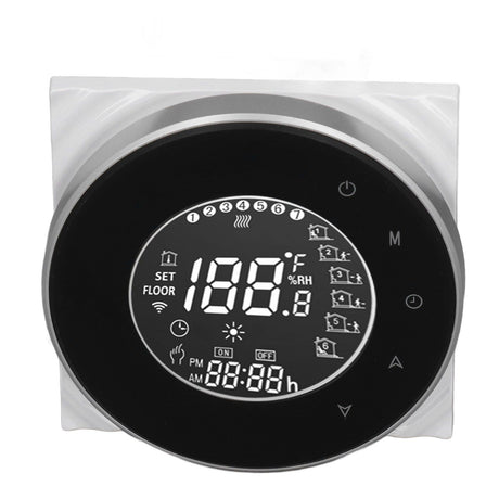 Smart Floor Heat Thermostat Voice Phone Control LCD Touch Screen WiFi Thermostat for Electric Heating Systems 95‑240VAC