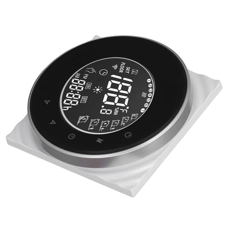 Smart Floor Heat Thermostat Voice Phone Control LCD Touch Screen WiFi Thermostat for Electric Heating Systems 95‑240VAC