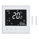 Smart Boiler Heating Thermostat WIFI APP Voice Control LCD Touch Screen Programmable White 95‑240V