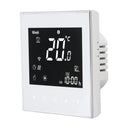Smart Boiler Heating Thermostat WIFI APP Voice Control LCD Touch Screen Programmable White 95‑240V