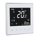 Smart Boiler Heating Thermostat WIFI APP Voice Control LCD Touch Screen Programmable White 95‑240V
