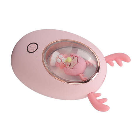 Rechargeable Hand Warmer USB 3000mAh Portable Electric Hand Warmer Power Bank Men Women Winter Gifts for Outdoor Sports Golf Camping Pink