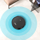 Robot Vacuum Cleaner USB Smart 3 In 1 Suction Sweeping Mopping Function Automatic Vacuum Cleaner for Small Apartments Black