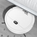 Robot Vacuum Cleaner USB Smart 3 In 1 Suction Sweeping Mopping Function Automatic Vacuum Cleaner for Small Apartments White