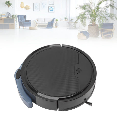 3 in 1 Robot Vacuum Cleaner Smart APP Remote Control 2000Pa Strong Suction USB Charging Sweeping Robot for Home Black