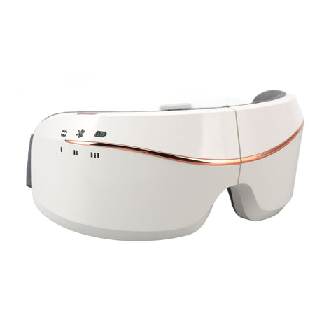 Eye Massager Smart Bluetooth Heating Vibration USB Charging Eye Massage Machine for Home Dorm White