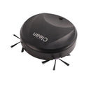 Robotic Vacuum Cleaner Smart Wireless Low Noise USB Charging Automatic Clean Robot for Sweeping and Mopping Black