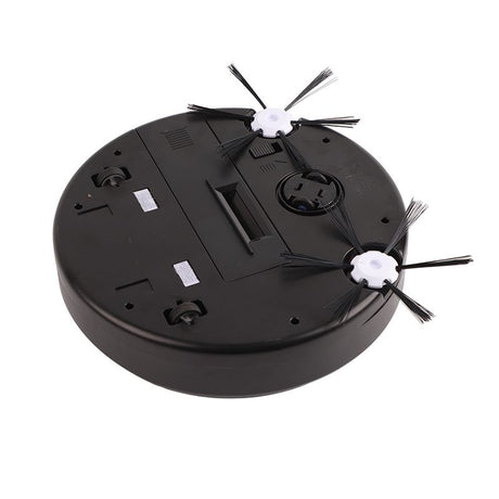 Robotic Vacuum Cleaner Smart Wireless Low Noise USB Charging Automatic Clean Robot for Sweeping and Mopping Black