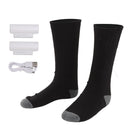 Smart Heating Socks Foot Thermal Electric Heated Stockings Winter Cold Resistant Electric Socks Black