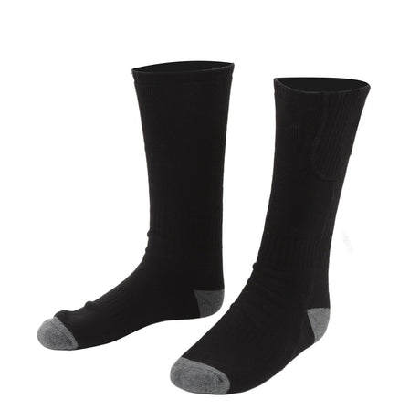 Smart Heating Socks Foot Thermal Electric Heated Stockings Winter Cold Resistant Electric Socks Black