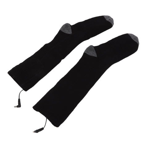 Smart Heating Socks Foot Thermal Electric Heated Stockings Winter Cold Resistant Electric Socks Black