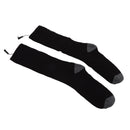 Smart Heating Socks Foot Thermal Electric Heated Stockings Winter Cold Resistant Electric Socks Black