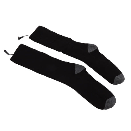 Smart Heating Socks Foot Thermal Electric Heated Stockings Winter Cold Resistant Electric Socks Black