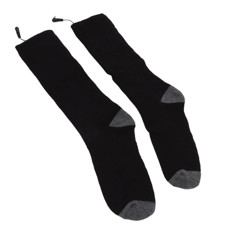 Smart Heating Socks Foot Thermal Electric Heated Stockings Winter Cold Resistant Electric Socks Black