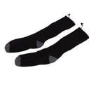 Smart Heating Socks Foot Thermal Electric Heated Stockings Winter Cold Resistant Electric Socks Black