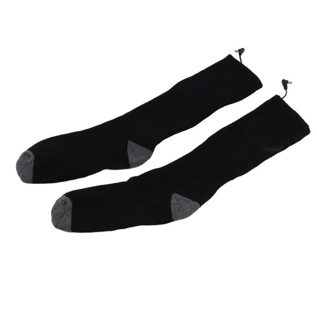 Smart Heating Socks Foot Thermal Electric Heated Stockings Winter Cold Resistant Electric Socks Black