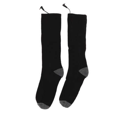 Smart Heating Socks Foot Thermal Electric Heated Stockings Winter Cold Resistant Electric Socks Black