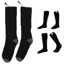 Smart Heating Socks Foot Thermal Electric Heated Stockings Winter Cold Resistant Electric Socks Black