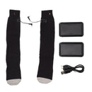 Electric Heated Socks Pure Cotton 3 Modes Adjustment USB Rechargeable Men Women Battery Socks for Winter