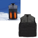 USB Electric Heated Vest Electric Heating Jacket Rechargeable Intelligent Dual Control Heating Vest Graphene Warm Heated Clothing XXXL
