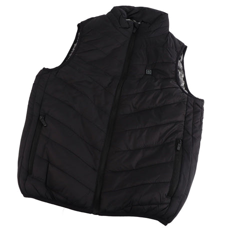 Heated Jacket Unisex 3 Gears Four Zones Heating Polyester Fiber Electric Thermal Vest for Outdoor Winter M