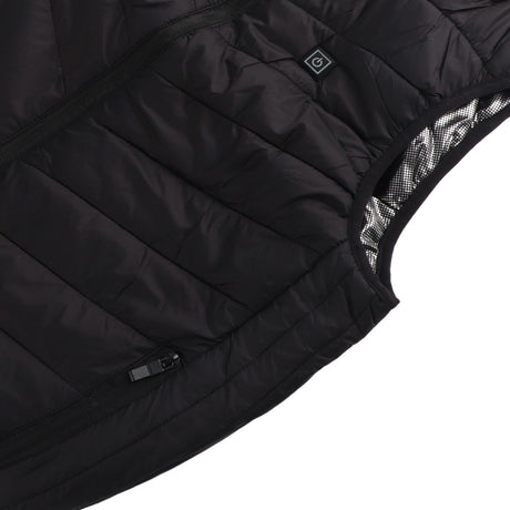 Heated Jacket Unisex 3 Gears Four Zones Heating Polyester Fiber Electric Thermal Vest for Outdoor Winter M