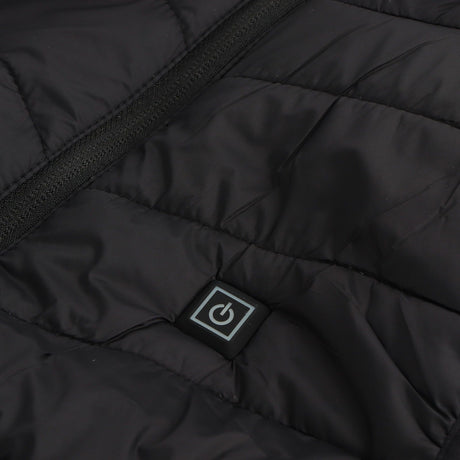 Heated Jacket Unisex 3 Gears Four Zones Heating Polyester Fiber Electric Thermal Vest for Outdoor Winter M