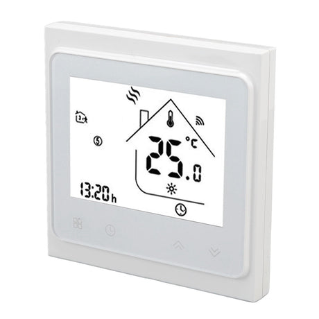 Smart Thermostat for Zigbee Mobile Phone App Voice Control Smart Remote Water Heating Thermostat AC 95‑240V White