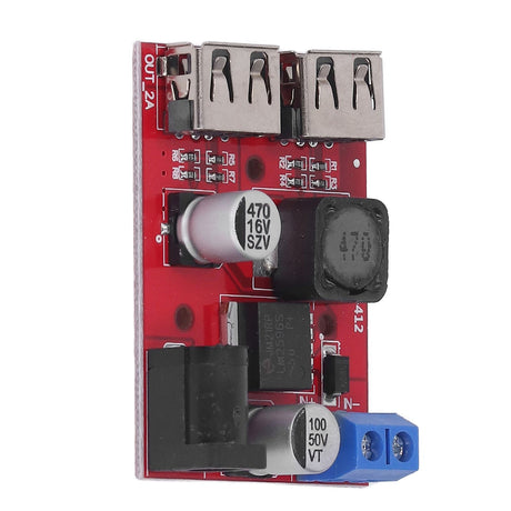DC 6V‑30V to 5V Solar Controller Circuit Board Voltage Stabilizing Controller Solar Power Buck USB Circuit Board