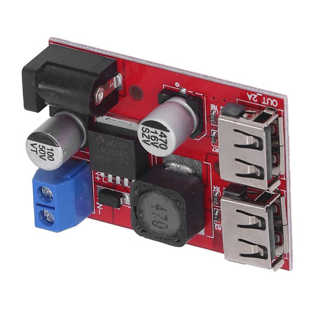 DC 6V‑30V to 5V Solar Controller Circuit Board Voltage Stabilizing Controller Solar Power Buck USB Circuit Board