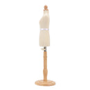 Female Dress Form Professional Beech Wood Durable Sewing Dress Form with Wooden Base for Clothing Dress Display