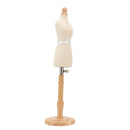 Female Dress Form Professional Beech Wood Durable Sewing Dress Form with Wooden Base for Clothing Dress Display