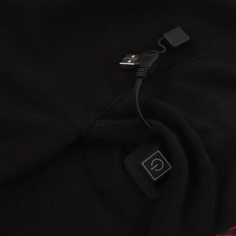 Electric Heating Blanket Fast Heating USB Electric Throw Blanket with Larger Heating Area for Students Office Workers Black