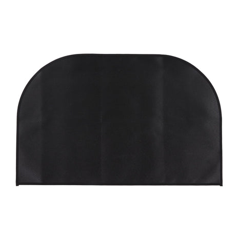 Fire Pit Mat Insulated Fireproof Heat Resistant Foldable Under Grill Mat for Fireplace Outdoor Camping Black 50x80cm/19.7x31.5in
