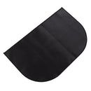 Fire Pit Mat Insulated Fireproof Heat Resistant Foldable Under Grill Mat for Fireplace Outdoor Camping Black 50x80cm/19.7x31.5in