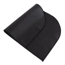 Fire Pit Mat Insulated Fireproof Heat Resistant Foldable Under Grill Mat for Fireplace Outdoor Camping Black 50x80cm/19.7x31.5in