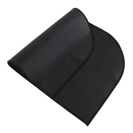 Fire Pit Mat Insulated Fireproof Heat Resistant Foldable Under Grill Mat for Fireplace Outdoor Camping Black 50x80cm/19.7x31.5in