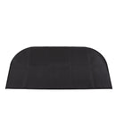 Fire Pit Mat Insulated Fireproof Heat Resistant Foldable Under Grill Mat for Fireplace Outdoor Camping Black 50x100cm/19.7x39.4in