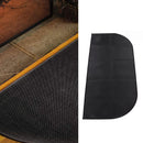 Fire Pit Mat Insulated Fireproof Heat Resistant Foldable Under Grill Mat for Fireplace Outdoor Camping Black 50x100cm/19.7x39.4in