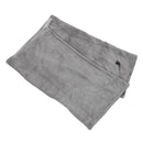 USB Electric Blanket Cozy Soft Portable Temperature Control Machine Washable Heated Shawl Throws for Car Home Travel Light Grey