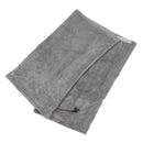 USB Electric Blanket Cozy Soft Portable Temperature Control Machine Washable Heated Shawl Throws for Car Home Travel Light Grey