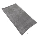 USB Electric Blanket Cozy Soft Portable Temperature Control Machine Washable Heated Shawl Throws for Car Home Travel Light Grey