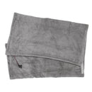 USB Electric Blanket Cozy Soft Portable Temperature Control Machine Washable Heated Shawl Throws for Car Home Travel Light Grey