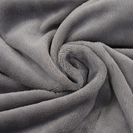 USB Electric Blanket Cozy Soft Portable Temperature Control Machine Washable Heated Shawl Throws for Car Home Travel Light Grey