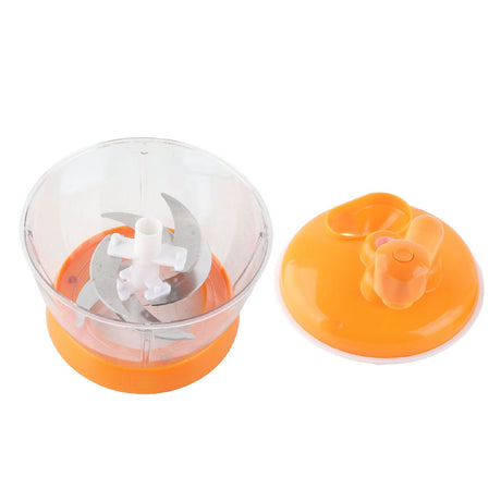 Manual Vegetable Grinder PP Stainless Steel Food Grade Compact Portable Food Vegetable Grinder for Kitchen Restaurant 6 Blades