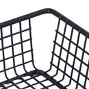 Fryer Basket Food Grade Stainless Steel French Fry Holder Frying Strainer with Handle for Restaurant Home Short Rectangle