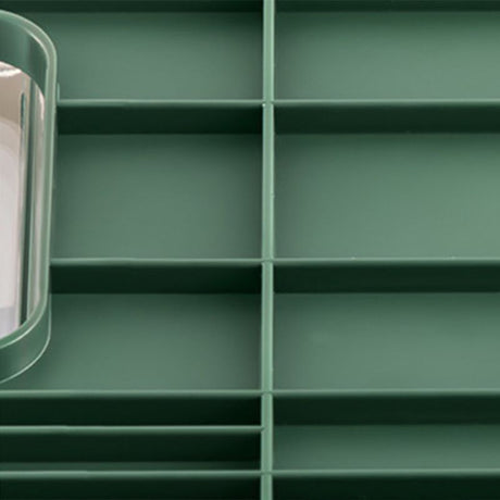 Four Layers Dish Preparation Plate Drawer Design Plastic Vegetable Preparation Rack Kitchen Storage Rack Green