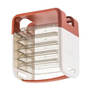 Four Layers Dish Preparation Plate Drawer Design Plastic Vegetable Preparation Rack Kitchen Storage Rack Pink