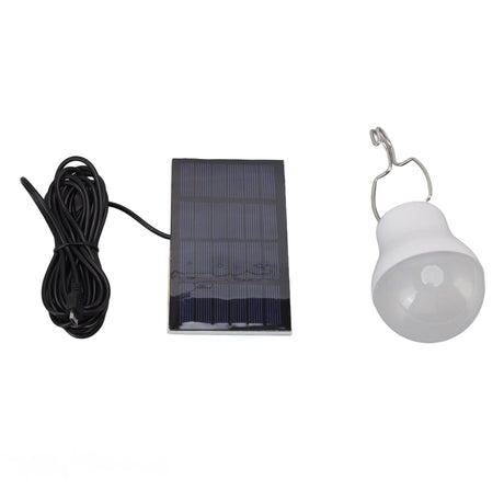 Portable Solar LED Light Bulb Rechargeable Solar Light Bulb for Outdoor Hiking Fishing Camping Tent