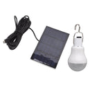 Portable Solar LED Light Bulb Rechargeable Solar Light Bulb for Outdoor Hiking Fishing Camping Tent